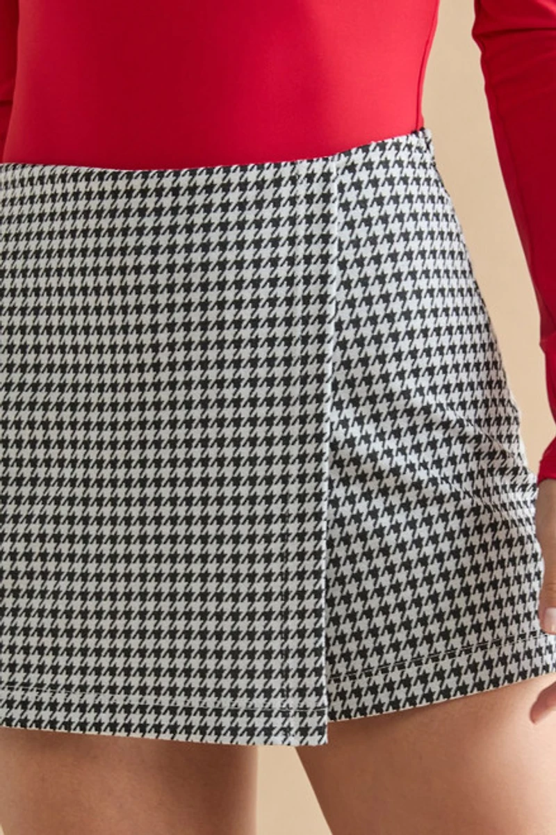 Wanda Houndstooth Skort