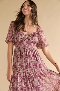 Alissa Floral Tiered Maxi Dress