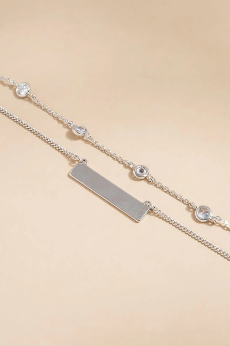 Shevaun Bar Pendant Necklace