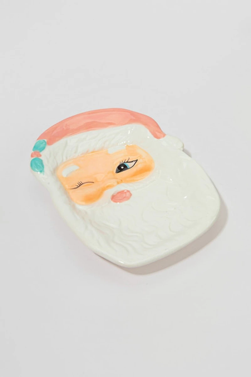 Santa Claus Retro Trinket Dish
