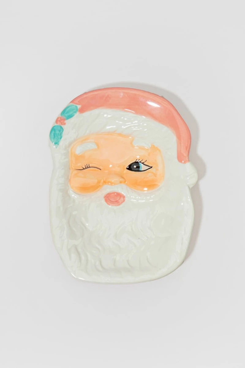 Santa Claus Retro Trinket Dish
