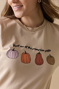 Meet Me At The Pumpkin Patch Long Sleeve Top