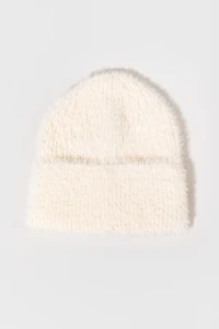 Audrey Fuzzy Cuffed Beanie