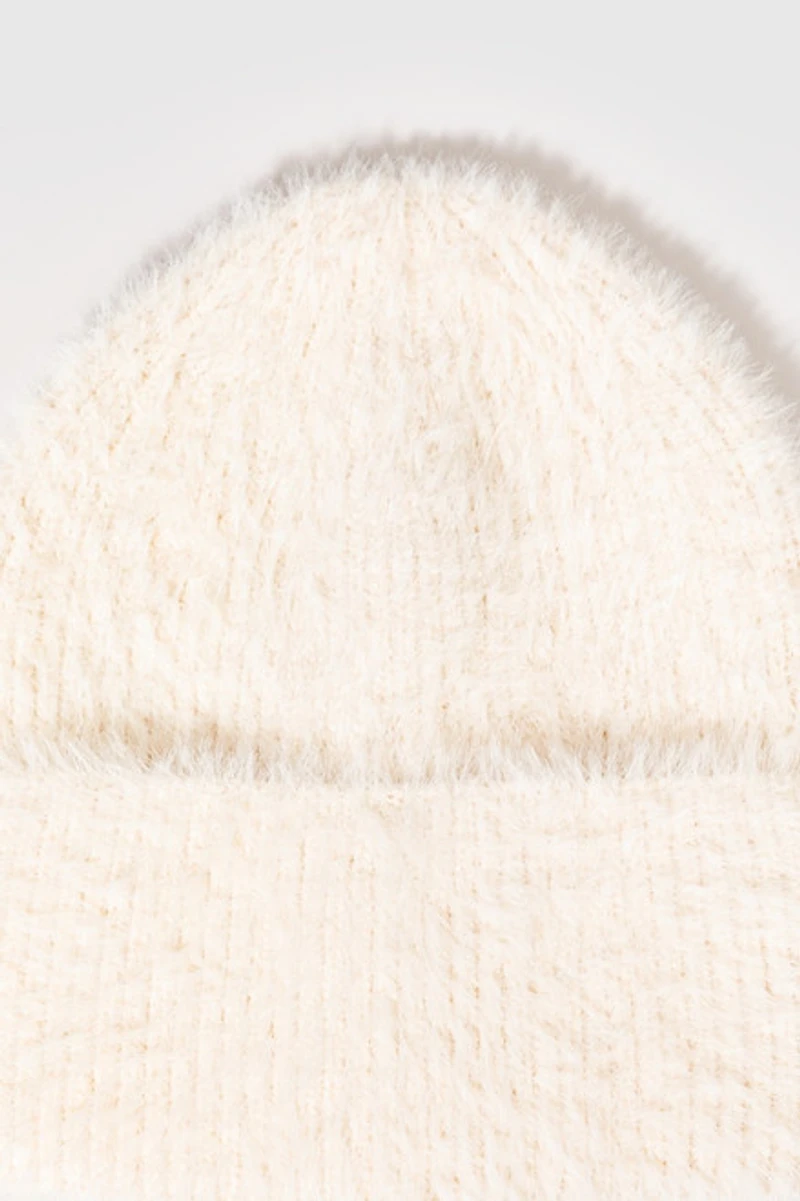 Audrey Fuzzy Cuffed Beanie