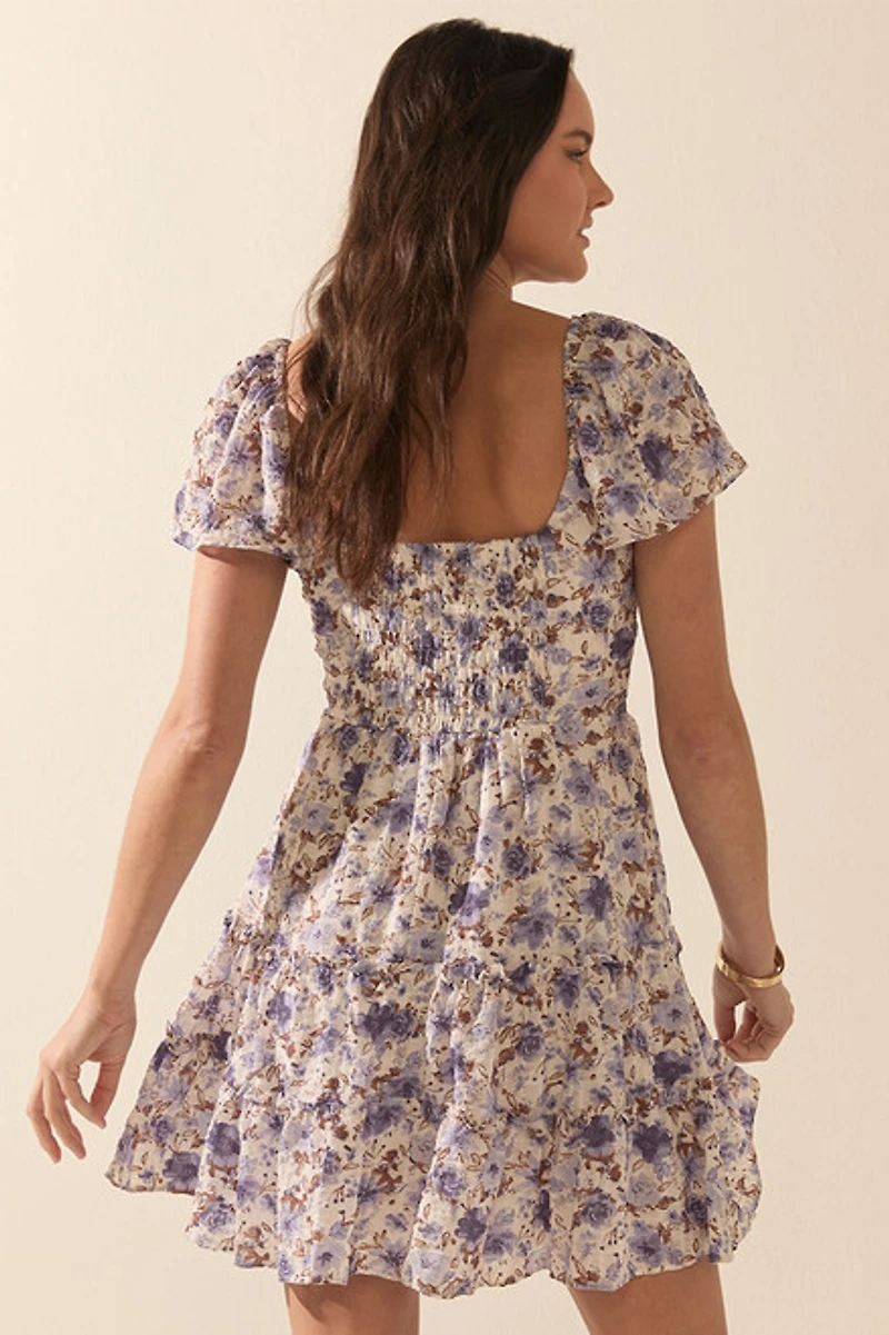Nelly Front Tie Printed Dress