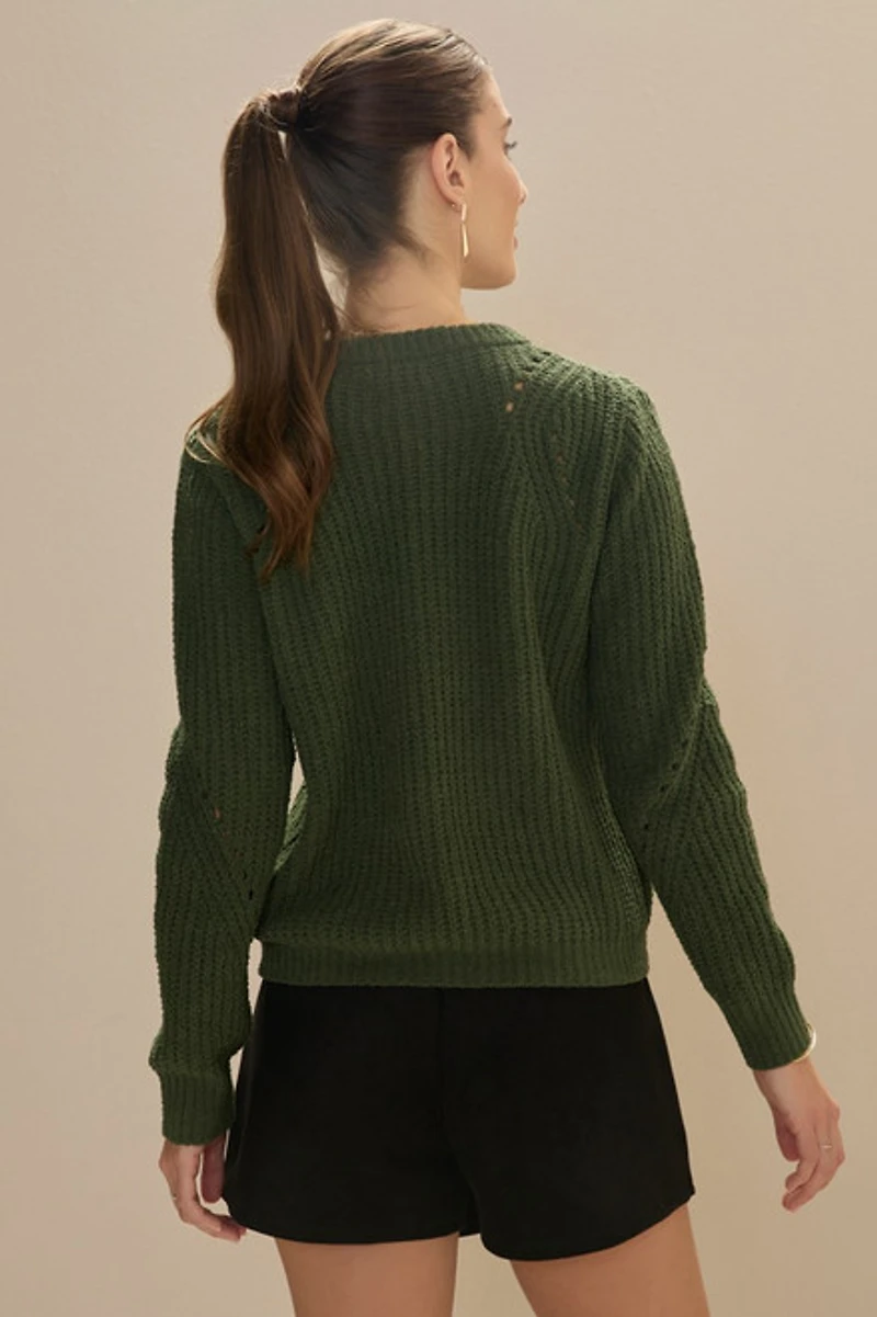 Evonne Crew Neck Pullover Sweater