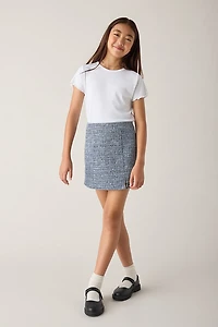 Hello Franki Tweed Navy Skirt for Girls