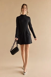 Nicole Mock Neck Mini Dress