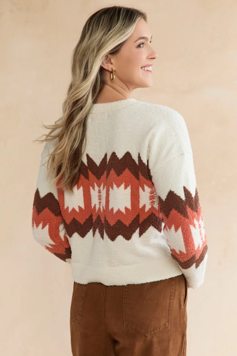 Betty Aztec Pullover Sweater