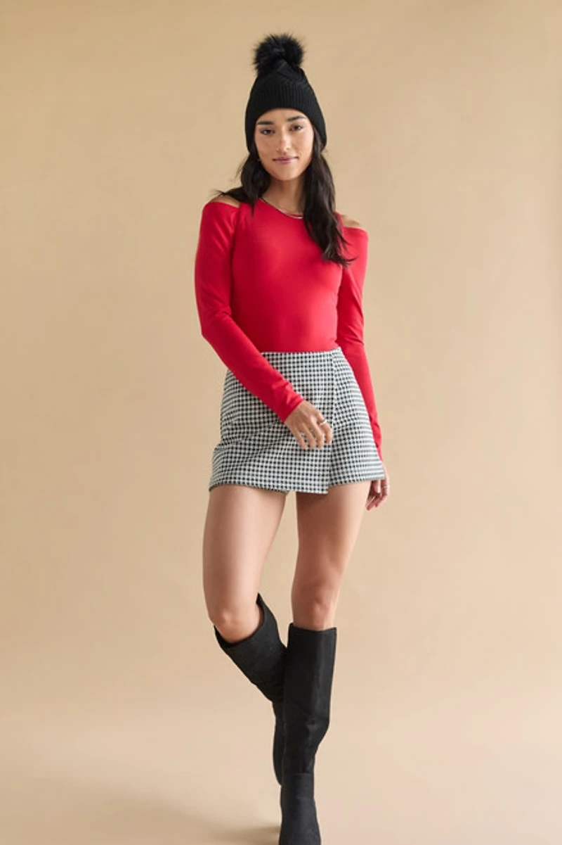 yummi by francesca's Cold Shoulder Bodysuit