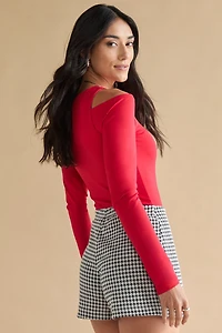yummi by francesca's Cold Shoulder Bodysuit
