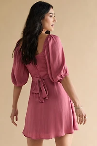 Carol Ruched Upper Waisted Mini Dress