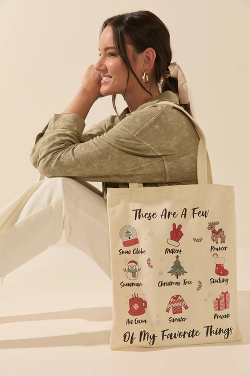 Diane Christmas Tote