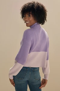 Abby Two Tone Pullover Sweater