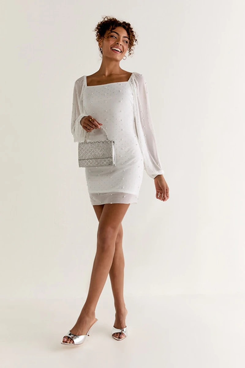 Yvonne Pearl Sheath Dress