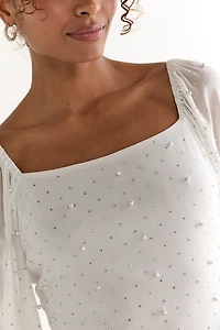 Yvonne Pearl Sheath Dress