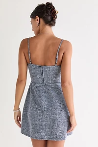 Nicole Bow Corset Mini Dress