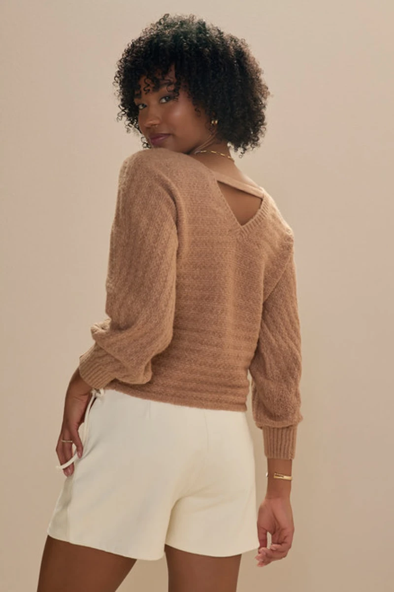 Loraine Bar Back Pullover Top