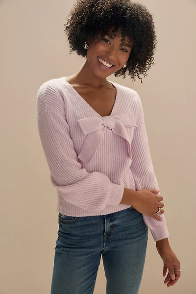 Rebbecca Long Sleeve Bow Neck Pullover