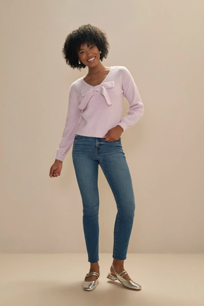 Rebbecca Long Sleeve Bow Neck Pullover