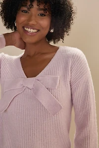 Rebbecca Long Sleeve Bow Neck Pullover