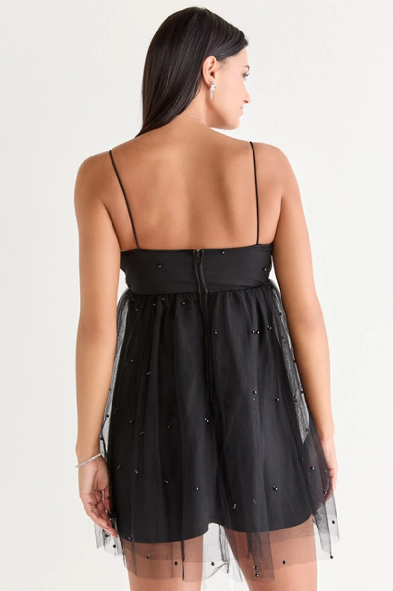 Megan Layered Mini Swing Dress