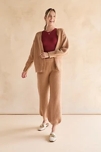 Iris Textured Cardigan Jogger Lounge Set