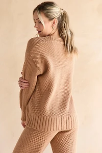 Iris Textured Cardigan Jogger Lounge Set
