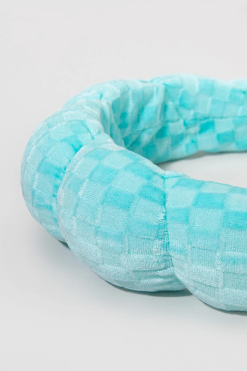 Judith Puffy Checkered Pattern Headband