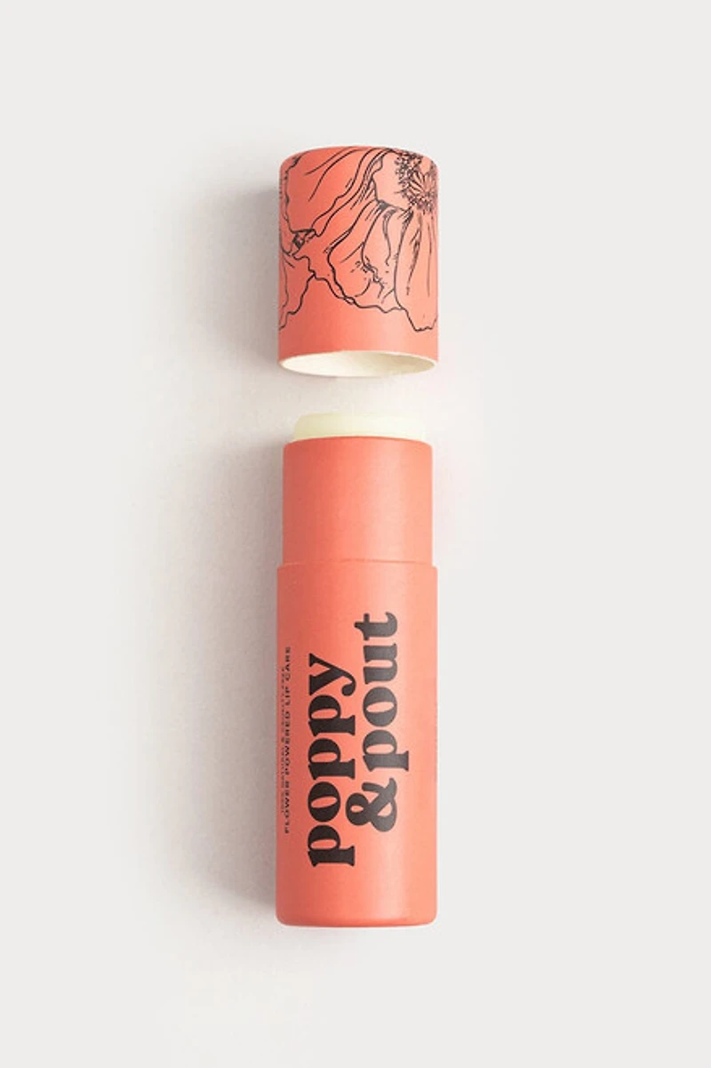 Hello Franki Poppy & Pout Lip Balm, Pomegranate Peach for girls