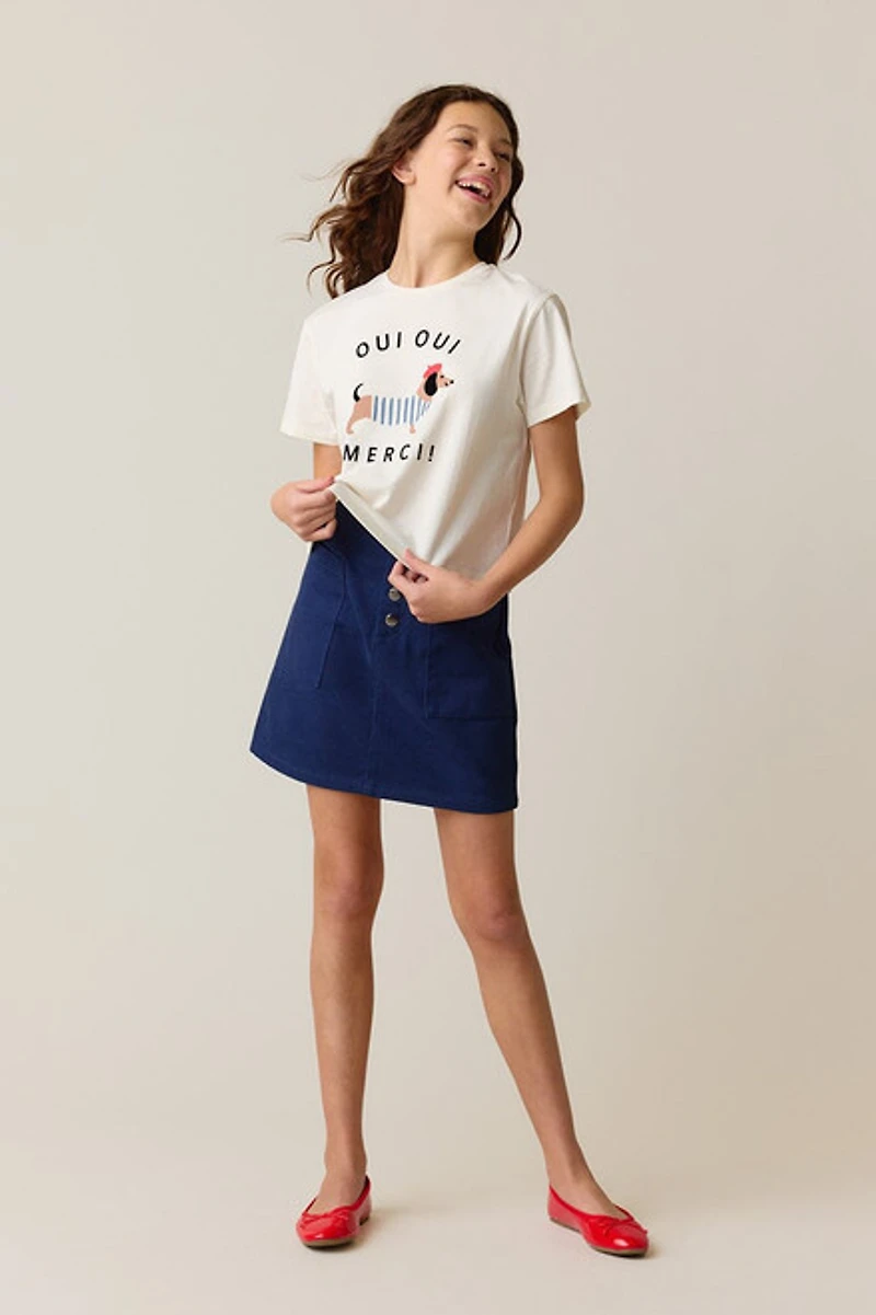 Hello Franki Oui Merci Top for girls
