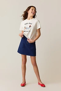 Hello Franki Oui Merci Top for girls