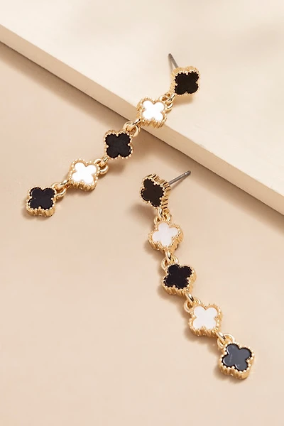 Joan Clover Linear Drop Earrings