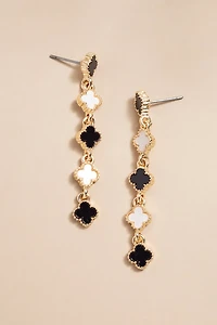 Joan Clover Linear Drop Earrings