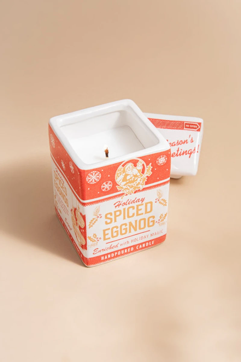 DW Home Holiday Spiced Eggnog Candle Jar