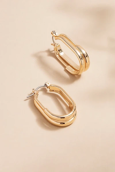Ellie Double Carabiner Hoop Earrings