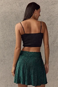 Elsie Sweetheart Glitter Corset Top