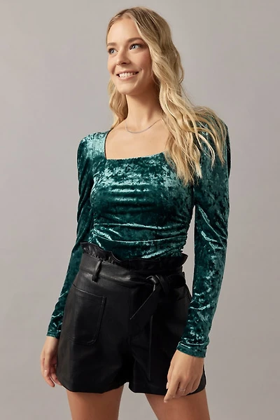 Belinda Cinched Side Long Sleeve Top