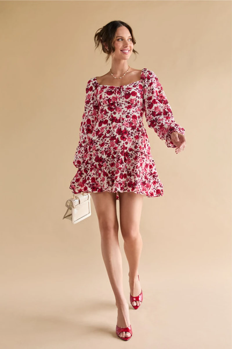 Elisa Floral Swing Dress