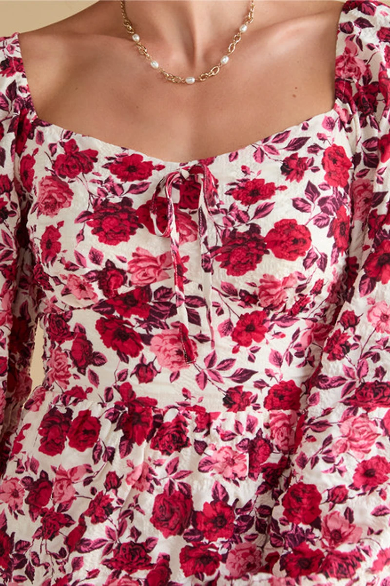 Elisa Floral Swing Dress