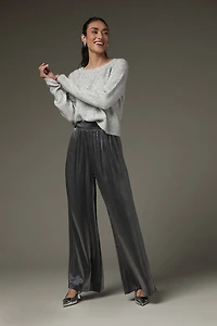 Viola Shiny Fluid Wide Leg Pants