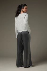 Viola Shiny Fluid Wide Leg Pants