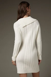Brenda Henley Cable Knit Mini Dress
