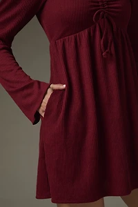 Susie Cinch Front Long Sleeve Mini Dress