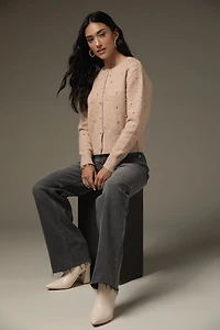 Adrian Embellished Button Down Cardigan