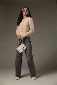 Adrian Embellished Button Down Cardigan