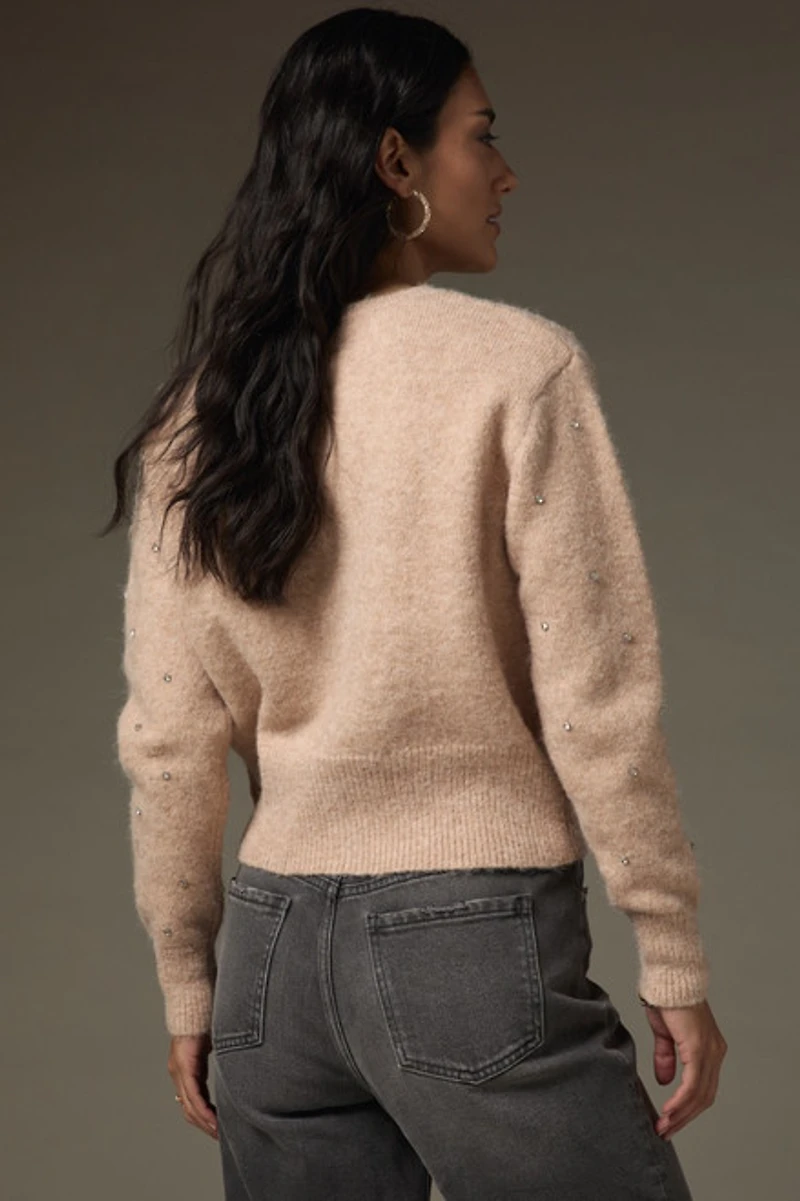 Adrian Embellished Button Down Cardigan