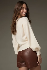 Jackie Teddy Graphic Pullover Sweater