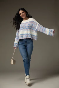 Lola Fairisle Striped Pullover Sweater