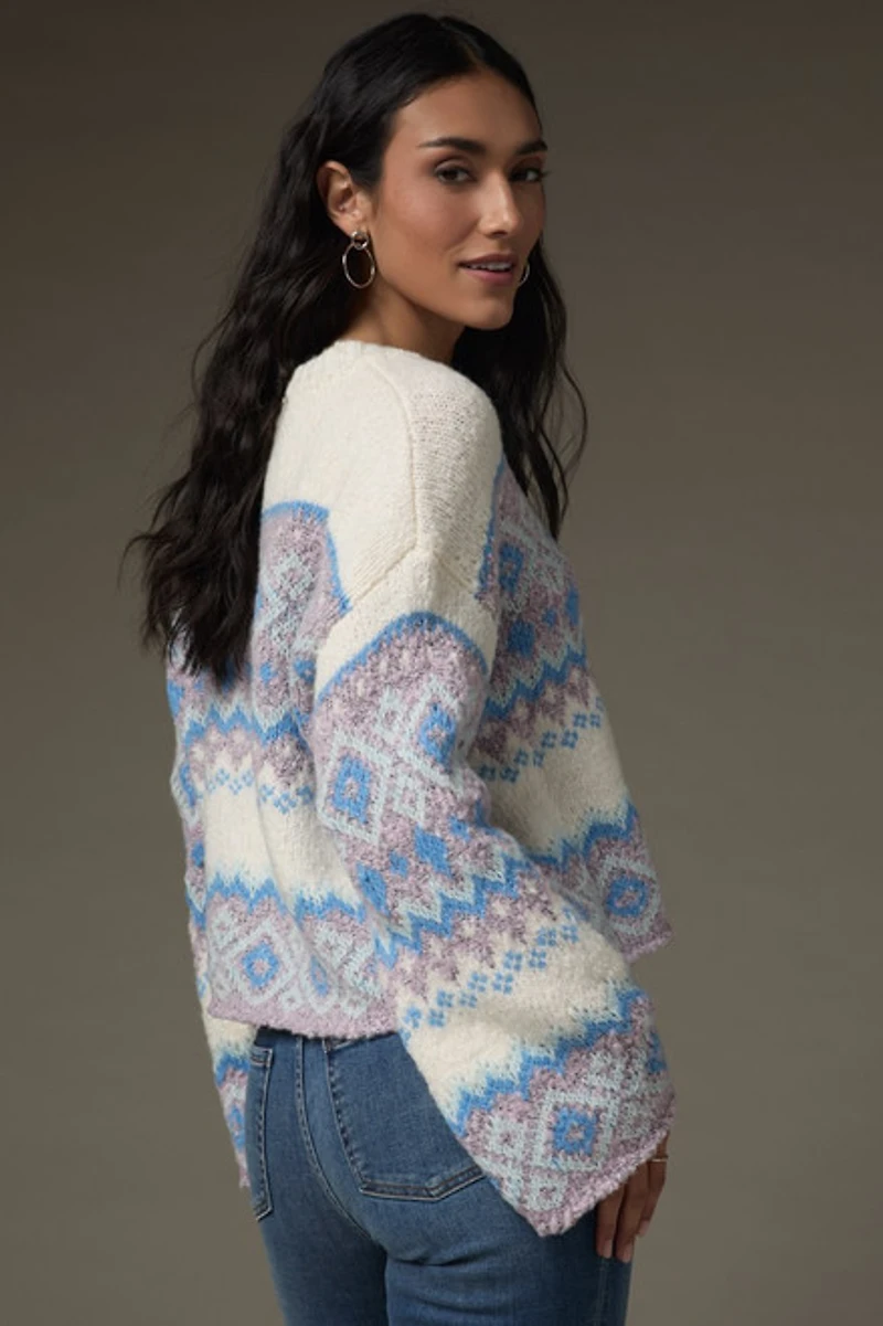 Lola Fairisle Striped Pullover Sweater